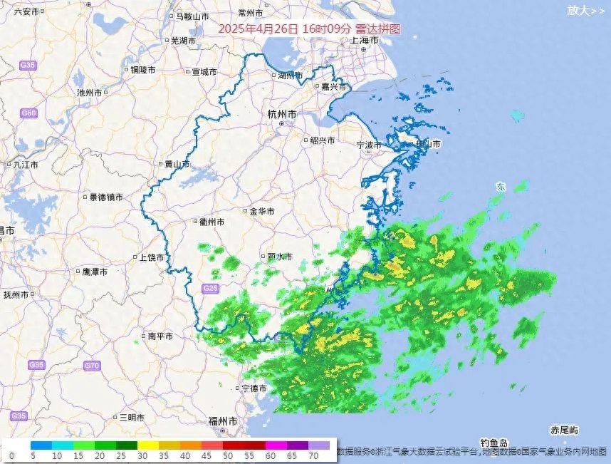 中到大雨！强降雨、强对流天气今天来袭！浙江五一天气有消息了，这些地方阳光管够！