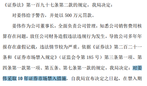 两份罚单,两人辞职:ST得润、ST百灵双双收行政处罚决定书